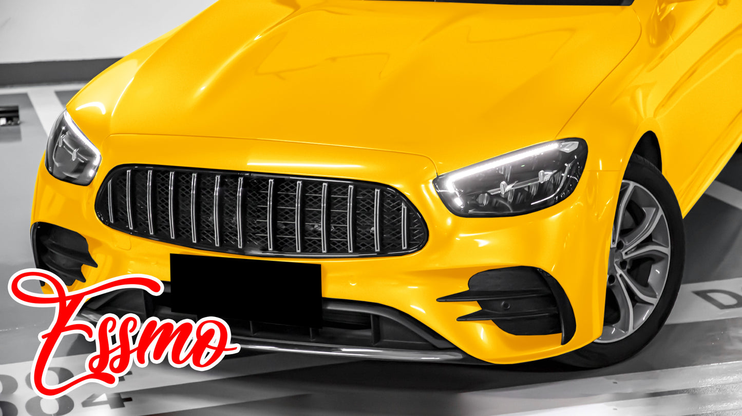 Gloss Metallic Volcanic Yellow Dry Apply PPF TPU Paint Protection Film