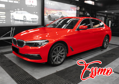 Gloss Metallic Flame Red Dry Apply PPF TPU Paint Protection Film