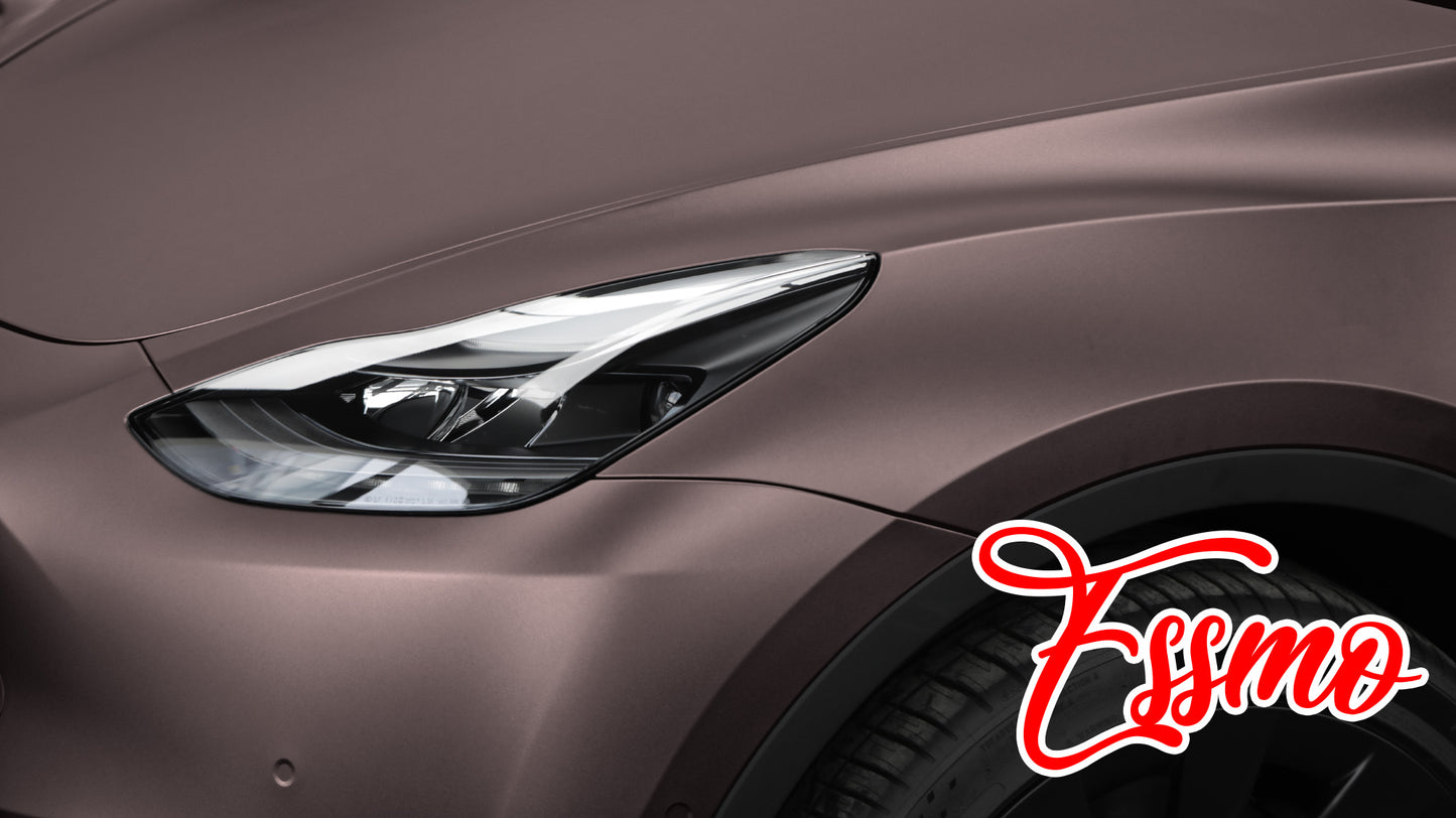 Matte Metallic Flame Brown Dry Apply PPF TPU Paint Protection Film
