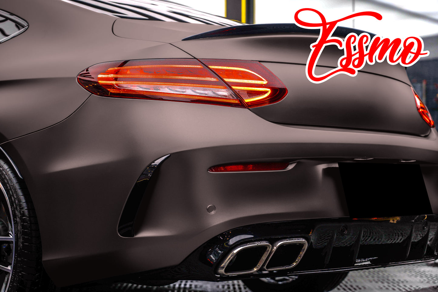 Matte Metallic Flame Brown Dry Apply PPF TPU Paint Protection Film
