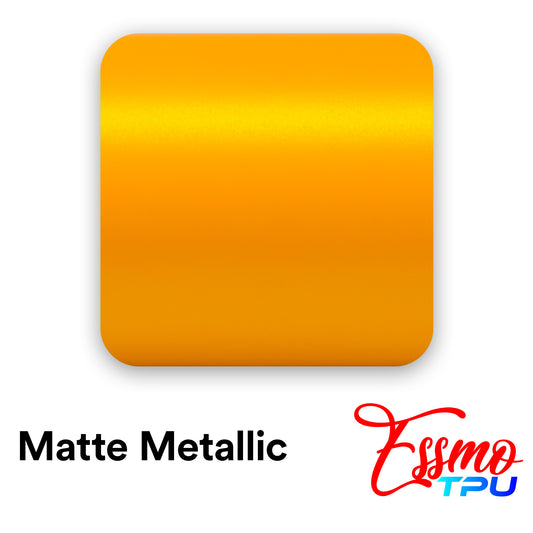 Matte Metallic Shiny Orange Dry Apply PPF TPU Paint Protection Film