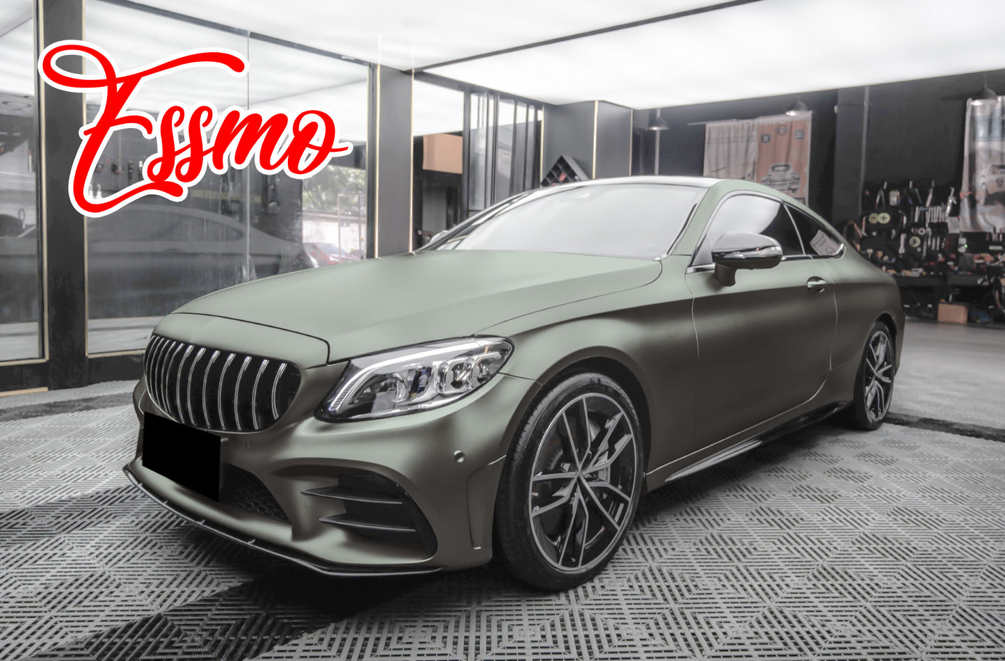 Matte Metallic Millennium Jade Dry Apply PPF TPU Paint Protection Film