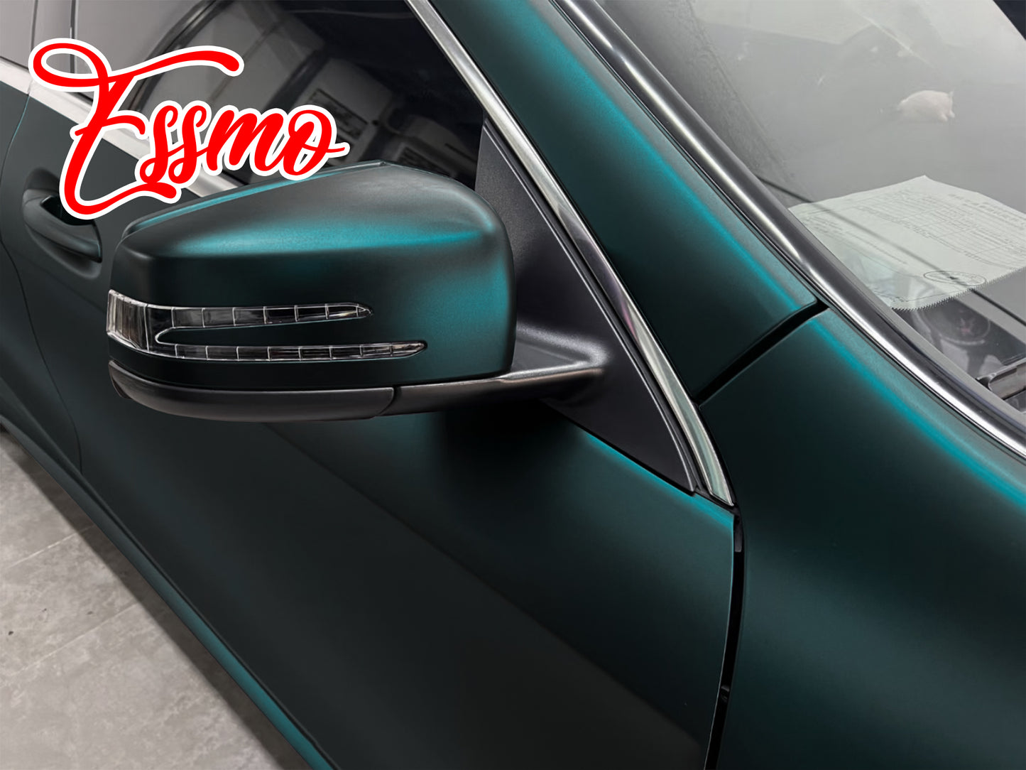 Matte Metallic Flame Green Dry Apply PPF TPU Paint Protection Film