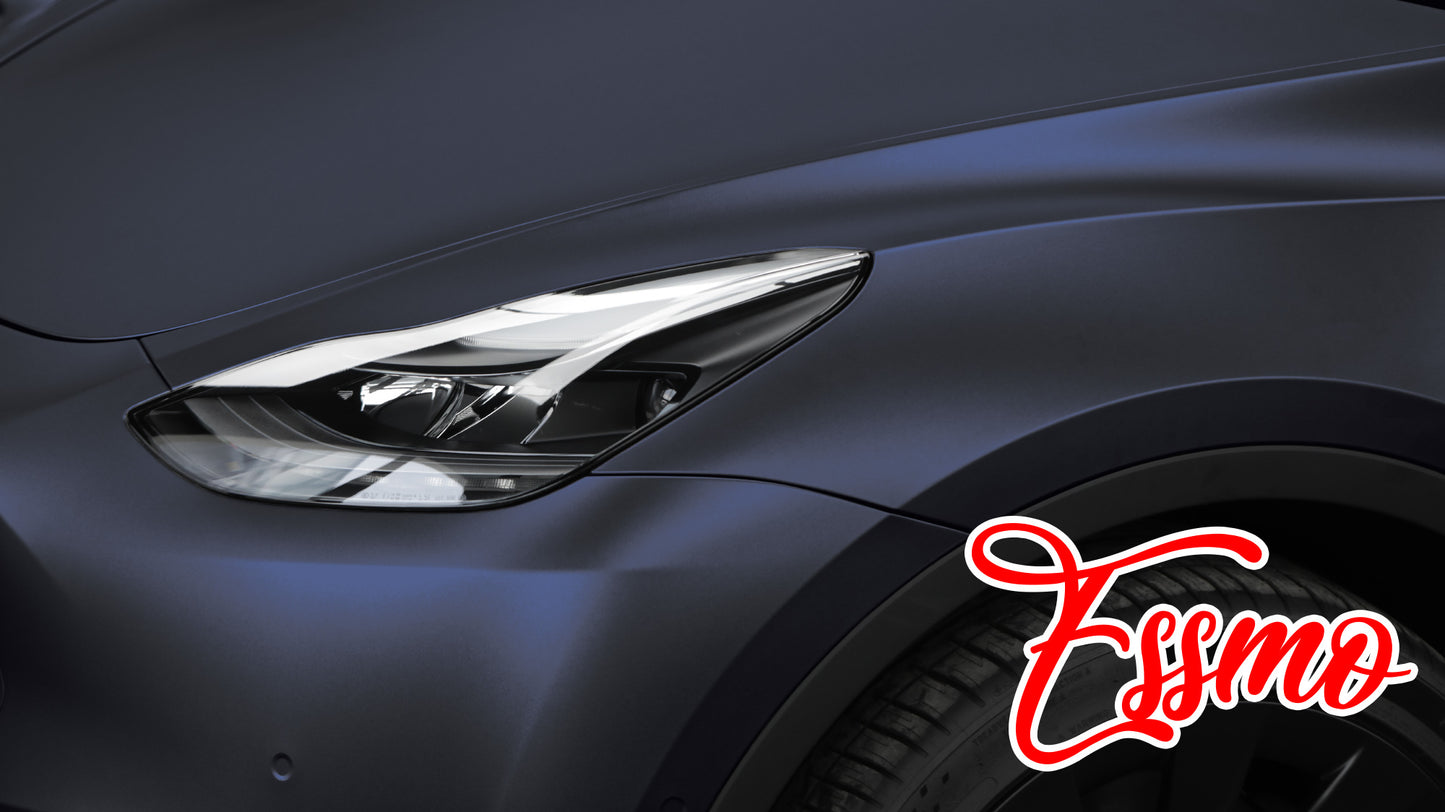 Matte Metallic Blackish Blue Dry Apply PPF TPU Paint Protection Film