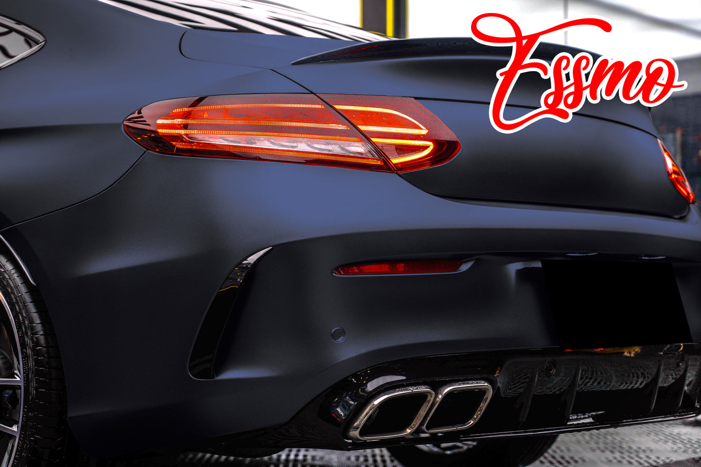 Matte Metallic Blackish Blue Dry Apply PPF TPU Paint Protection Film