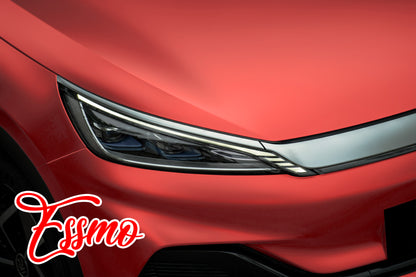 Matte Metallic Flame Red Dry Apply PPF TPU Paint Protection Film