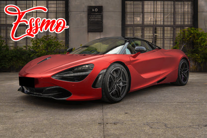 Matte Metallic Flame Red Dry Apply PPF TPU Paint Protection Film