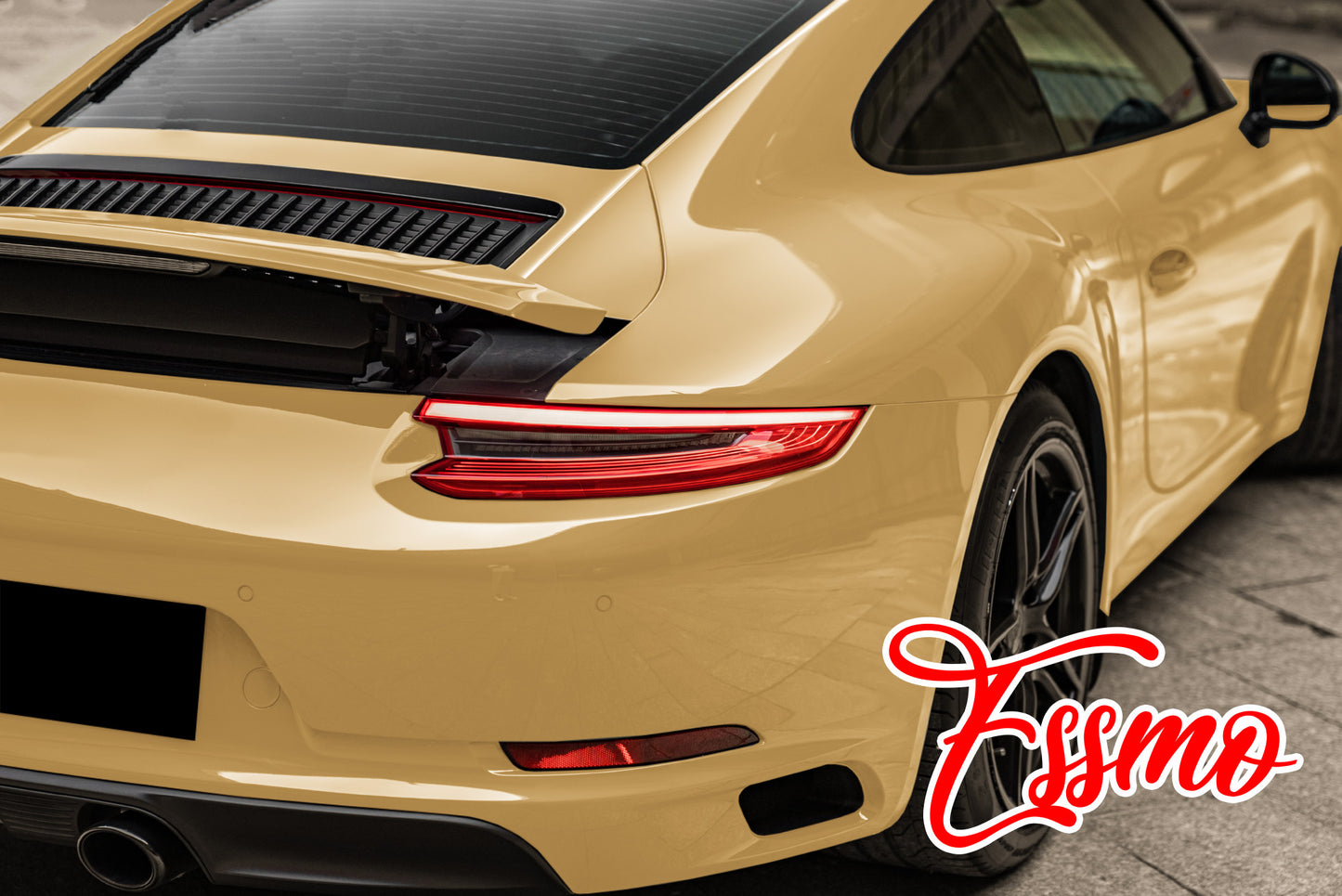 Gloss Desert Yellow Dry Apply PPF TPU Paint Protection Film