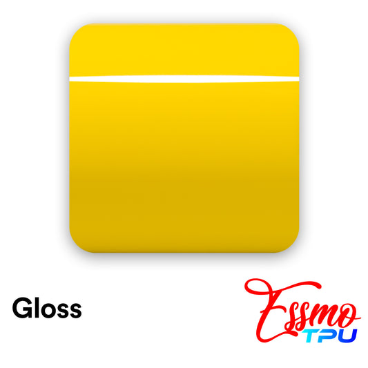 Gloss Signal Yellow Dry Apply PPF TPU Paint Protection Film
