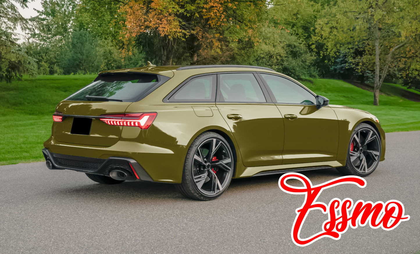 Gloss Battle Green Dry Apply PPF TPU Paint Protection Film