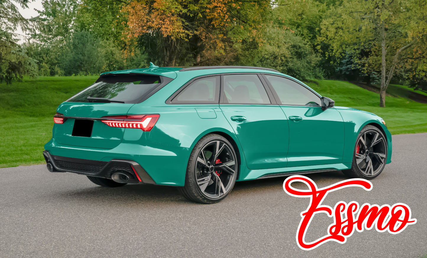 Gloss Retro Green Dry Apply PPF TPU Paint Protection Film