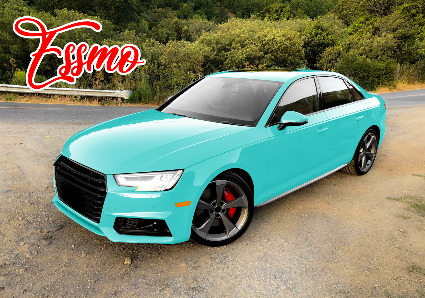 Gloss Teal Dry Apply PPF TPU Paint Protection Film