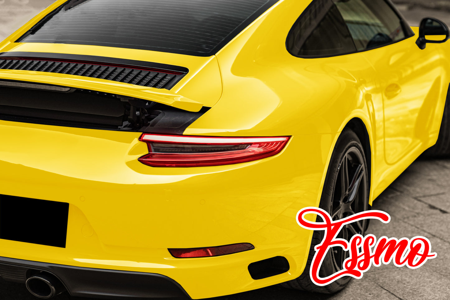 Gloss Sunflower Yellow Dry Apply PPF TPU Paint Protection Film