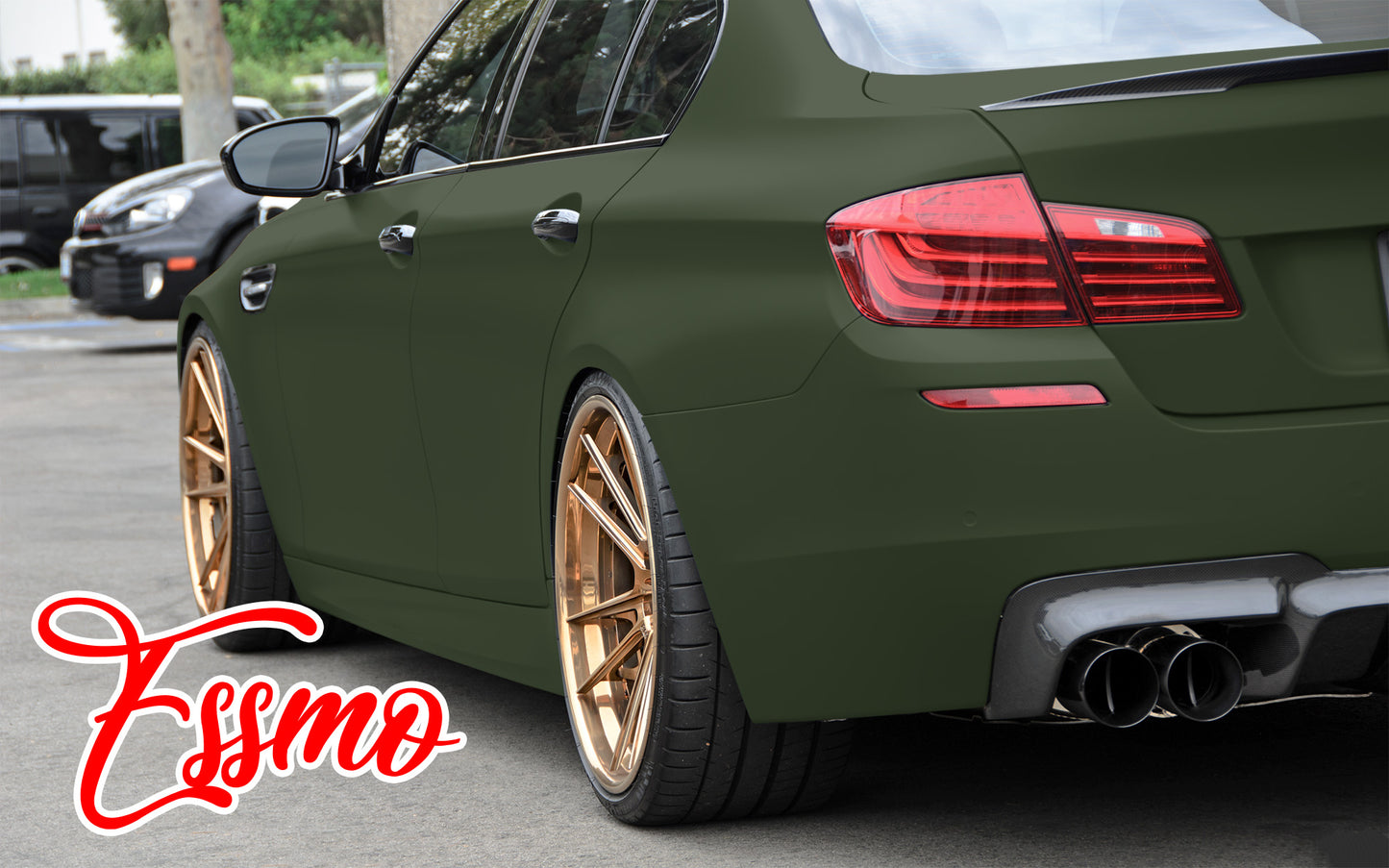Matte Army Green Dry Apply PPF TPU Paint Protection Film