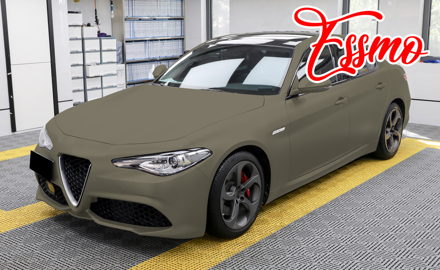 Matte Military Green Dry Apply PPF TPU Paint Protection Film