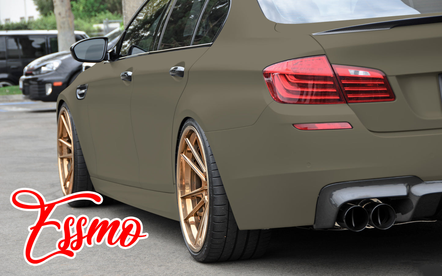 Matte Military Green Dry Apply PPF TPU Paint Protection Film