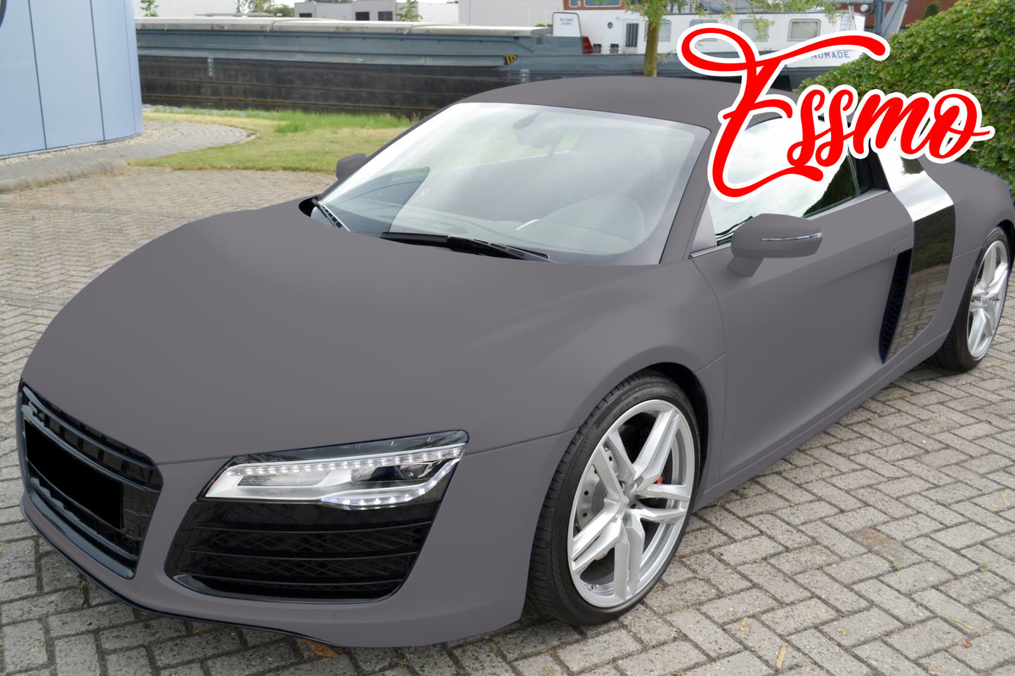 Matte Steel Gray Dry Apply PPF TPU Paint Protection Film