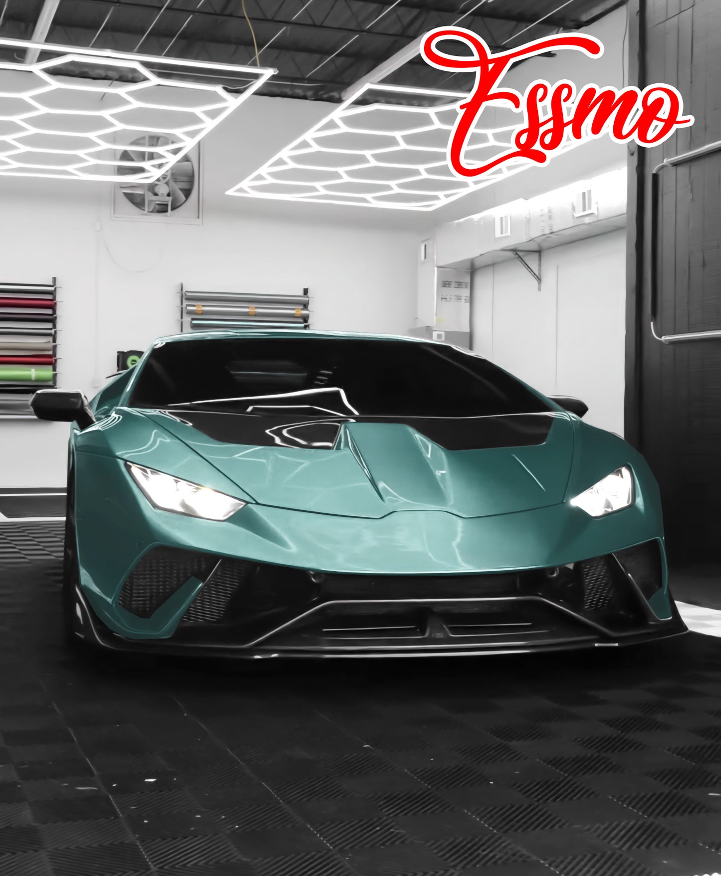 Liquid Metallic Glass Green Dry Apply PPF TPU Paint Protection Film