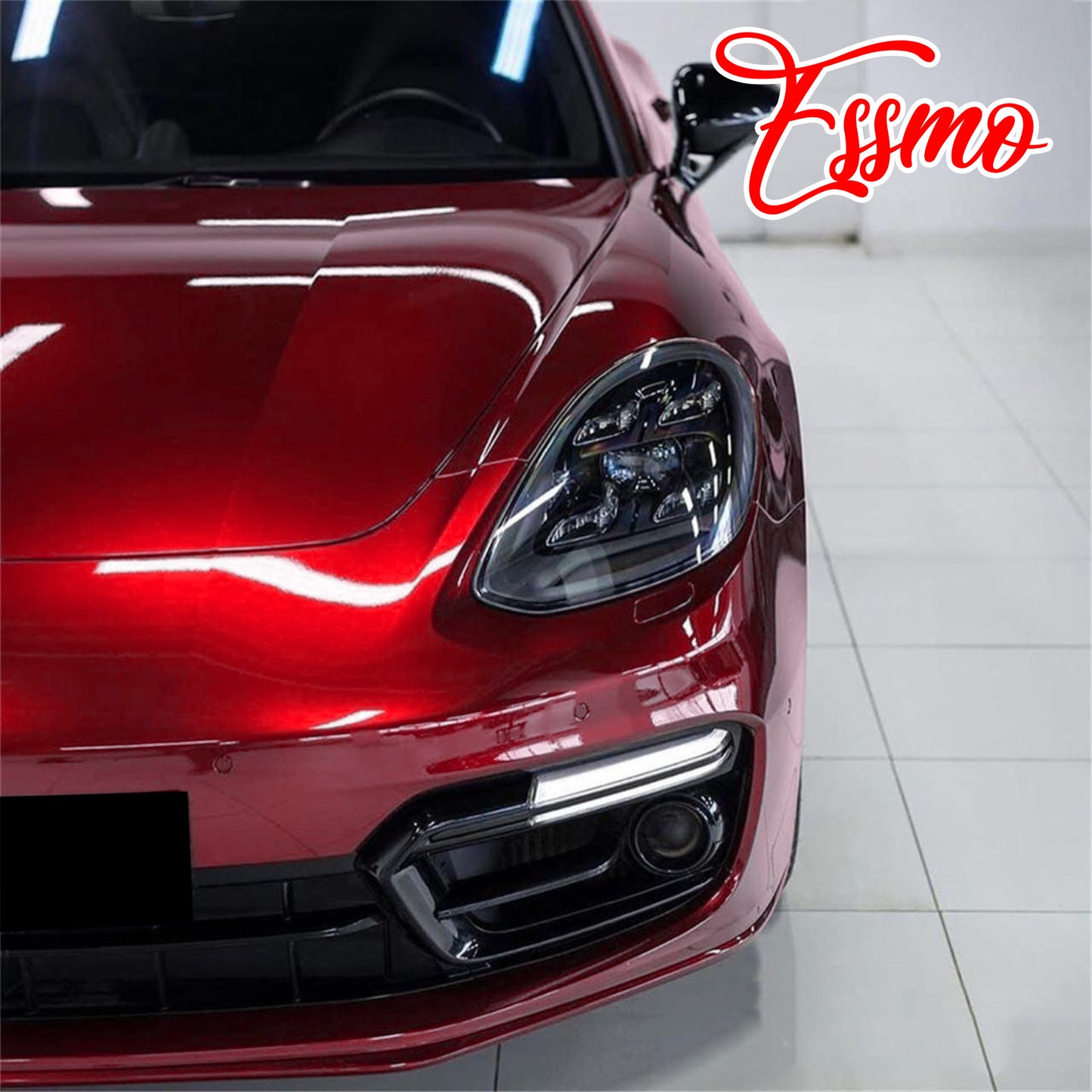 Liquid Metallic Cherry Red Dry Apply PPF TPU Paint Protection Film