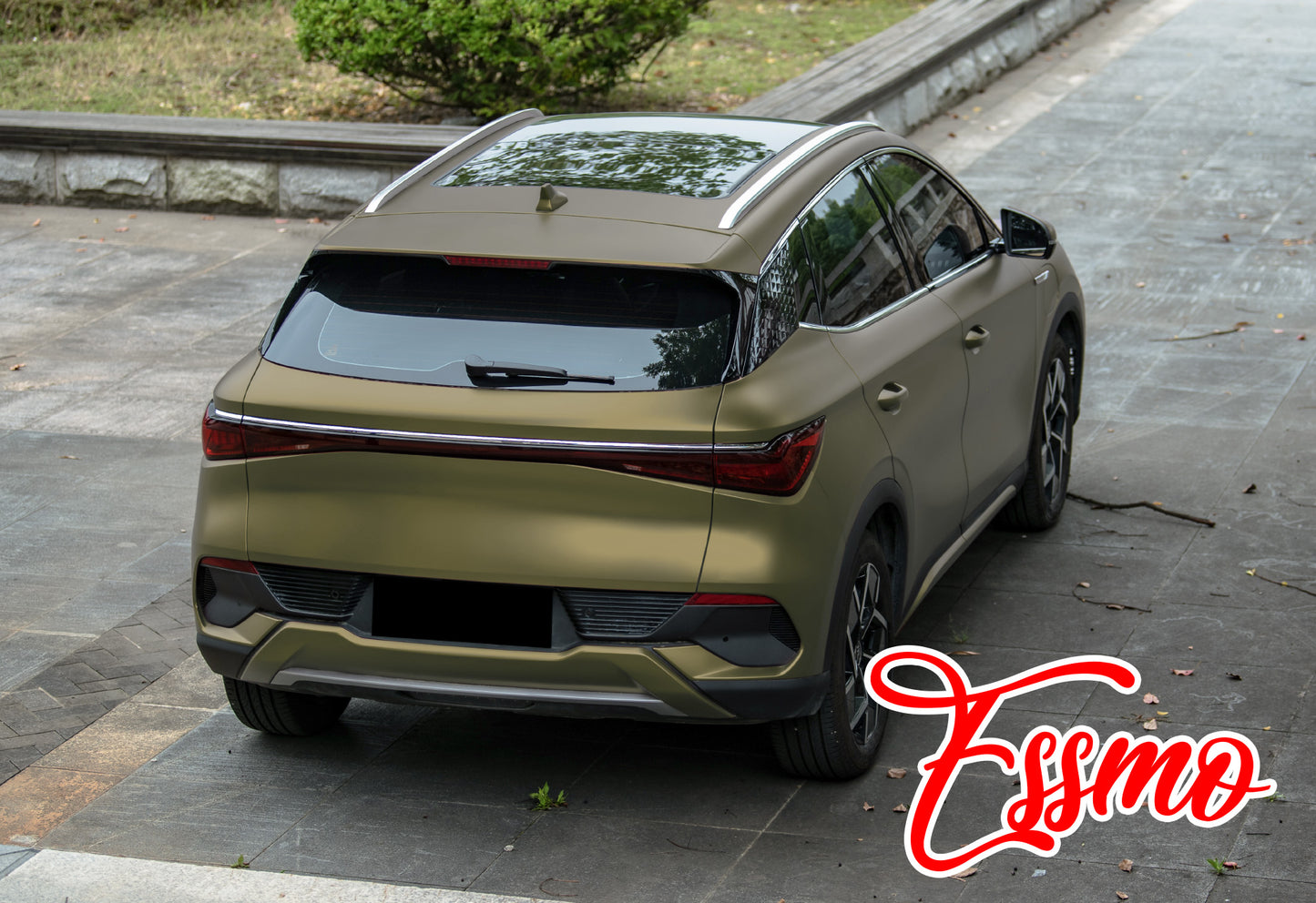 Matte Battle Green Dry Apply PPF TPU Paint Protection Film