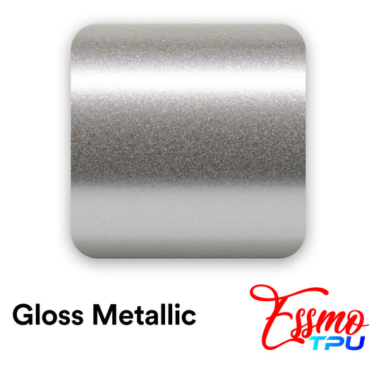 Gloss Metallic Platinum Silver Dry Apply PPF TPU Paint Protection Film