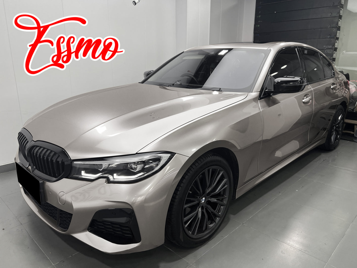 Gloss Metallic Platinum Silver Dry Apply PPF TPU Paint Protection Film