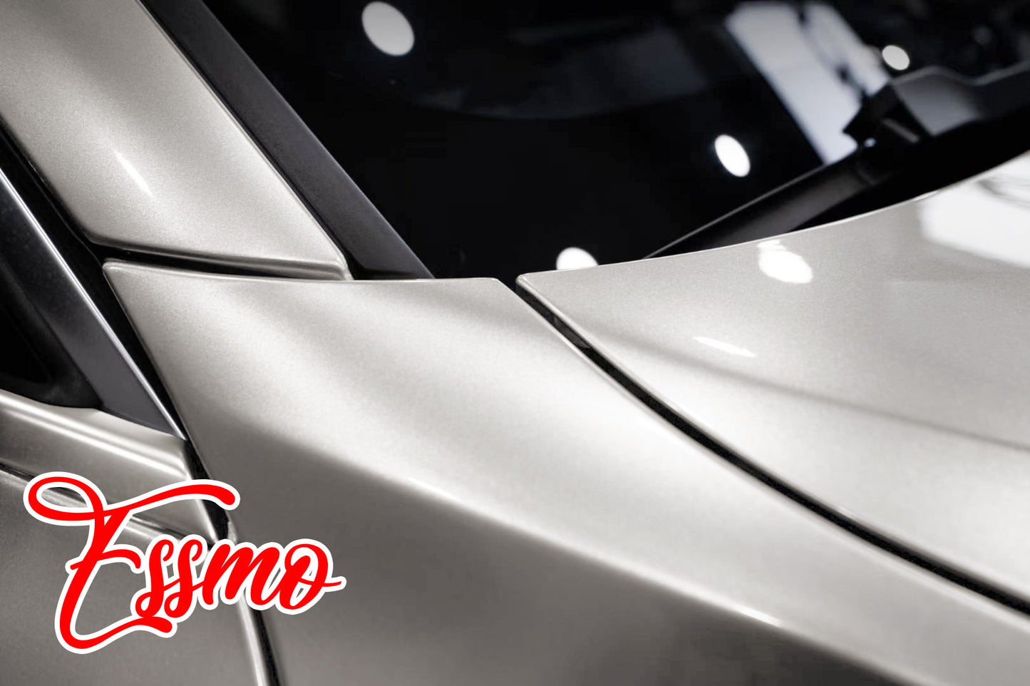 Gloss Metallic Platinum Silver Dry Apply PPF TPU Paint Protection Film