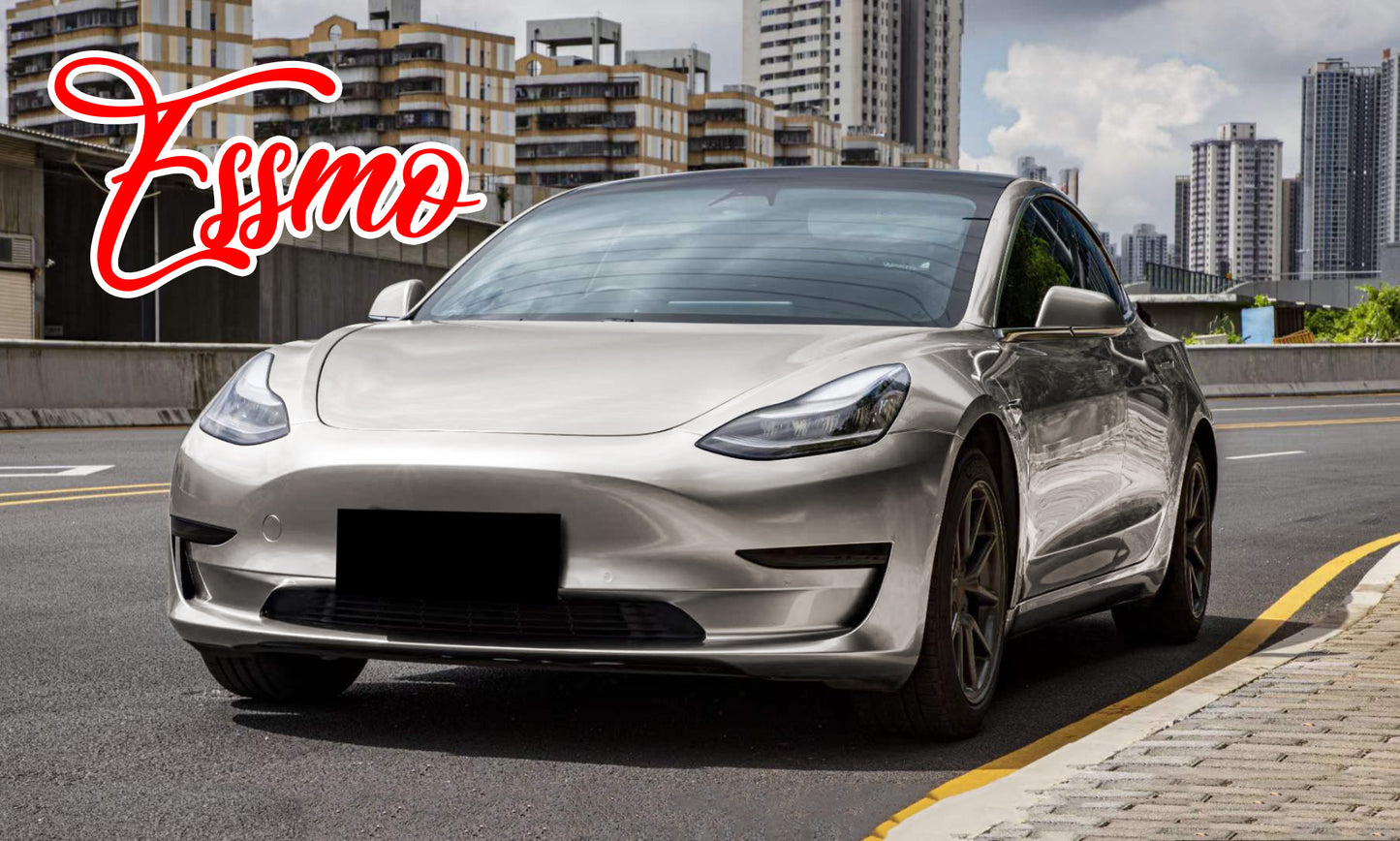 Gloss Metallic Platinum Silver Dry Apply PPF TPU Paint Protection Film