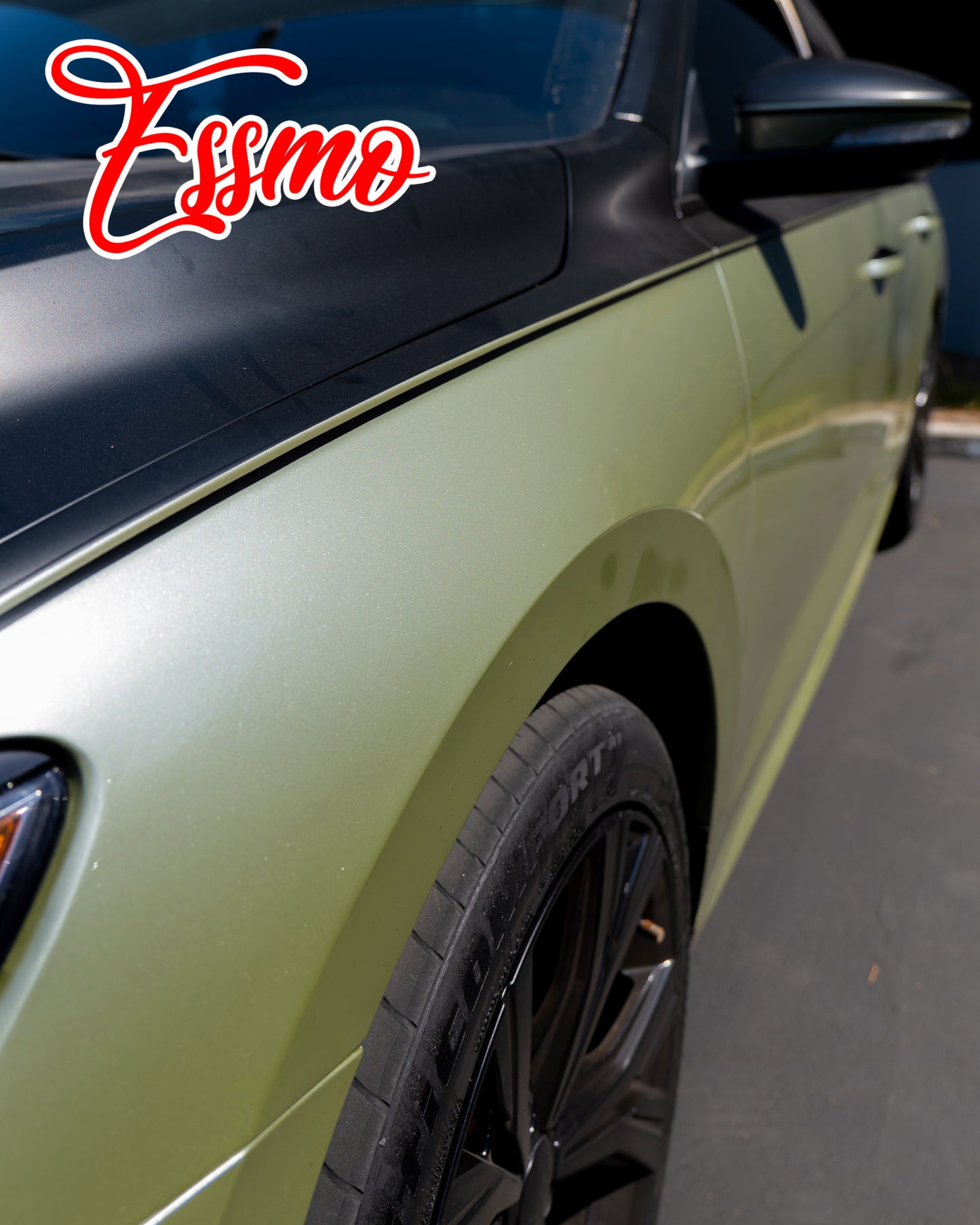 Gloss Metallic Alpine Green Dry Apply PPF TPU Paint Protection Film