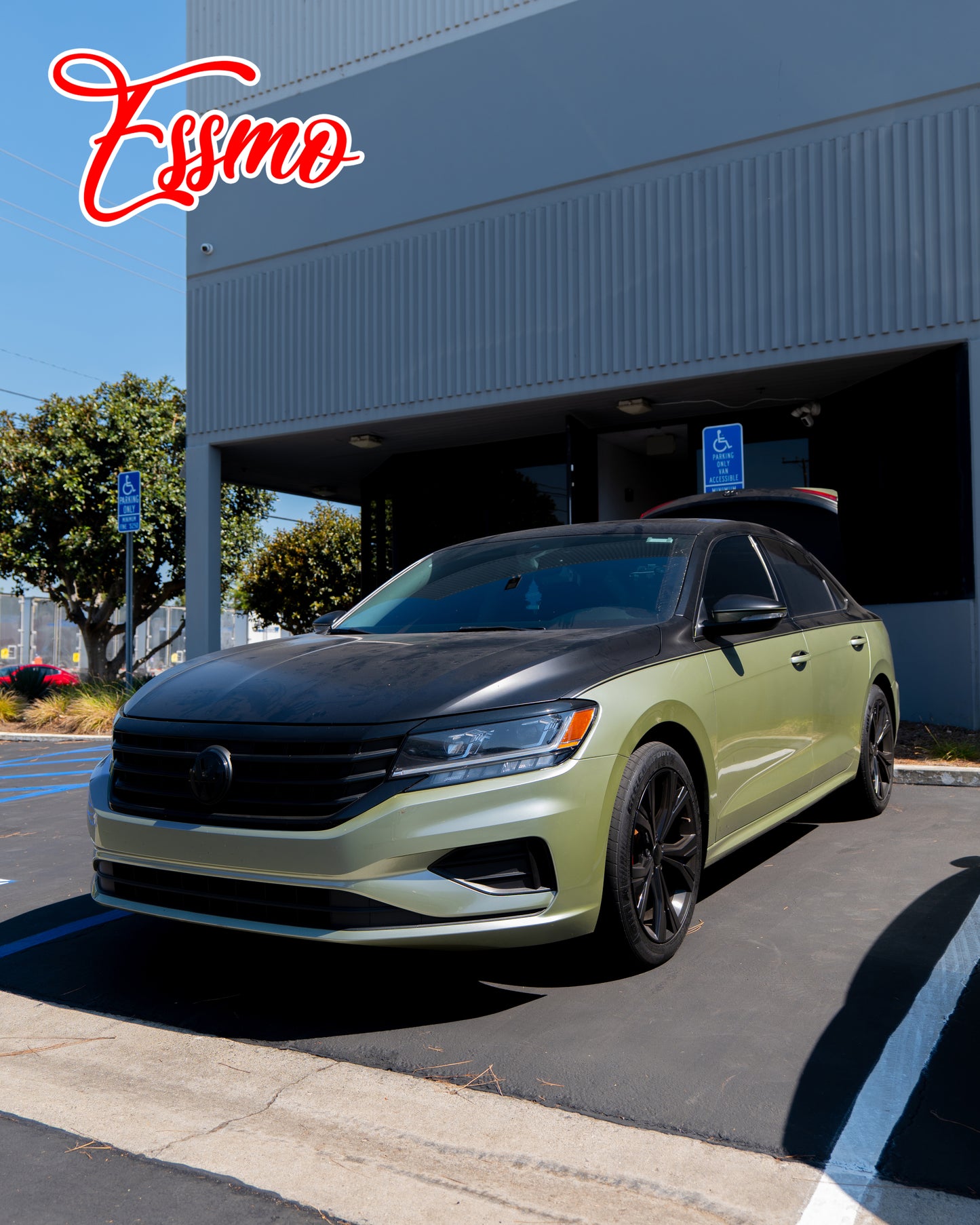 Gloss Metallic Alpine Green Dry Apply PPF TPU Paint Protection Film