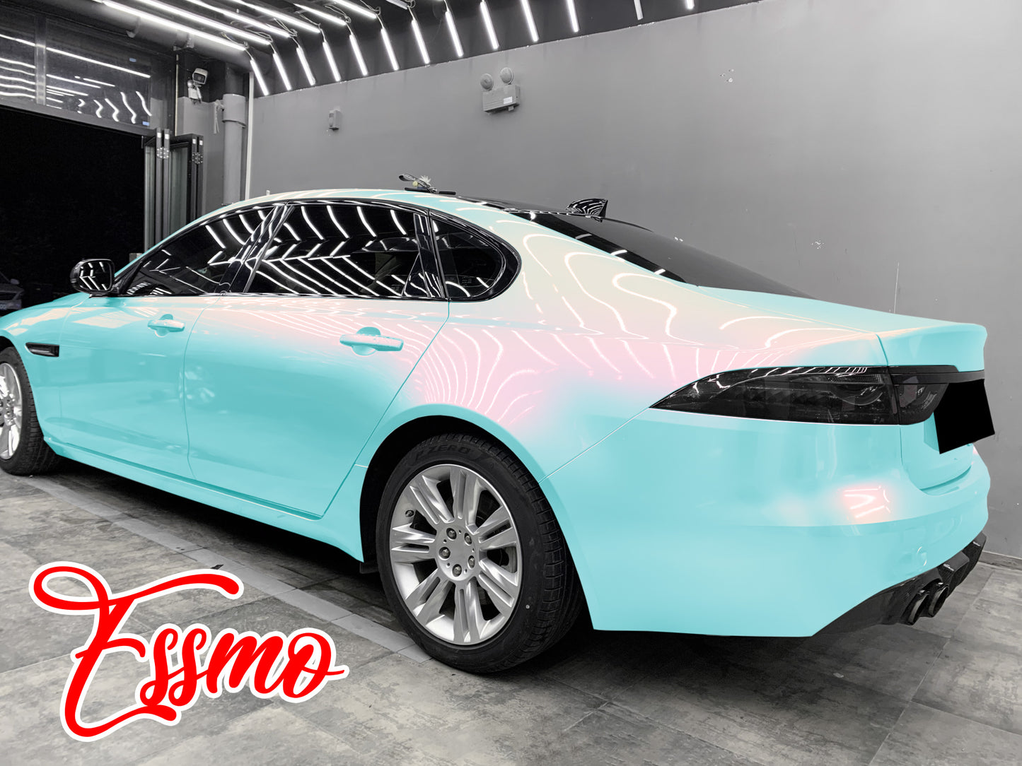 Galaxy Dust Gloss Aqua Purple PPF TPU Paint Protection Film Full Roll Special Order