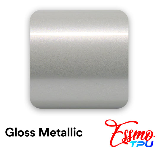 Gloss Metallic Silver Fox Gray Dry Apply PPF TPU Paint Protection Film