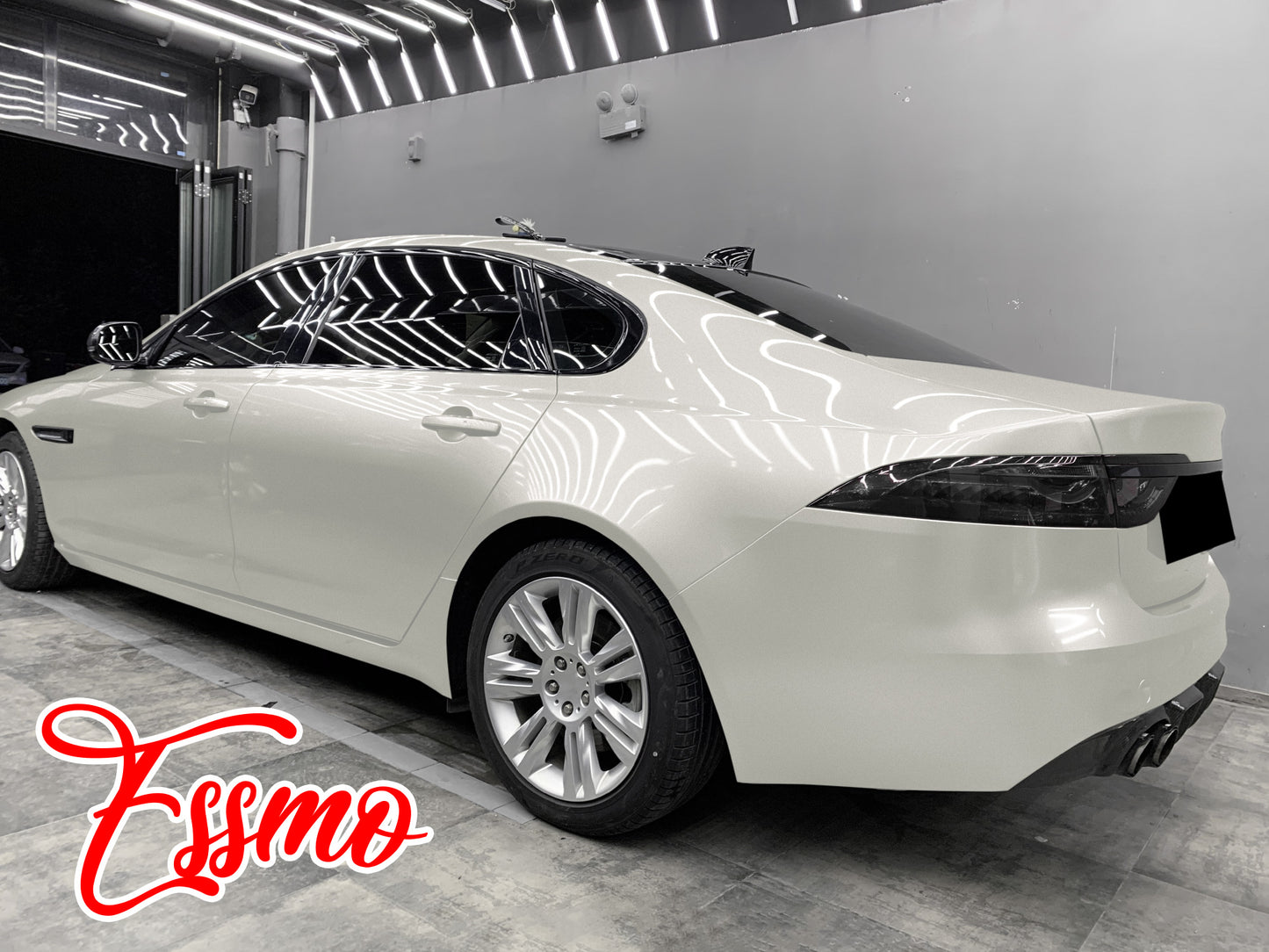 Gloss Metallic Silver Fox Gray Dry Apply PPF TPU Paint Protection Film
