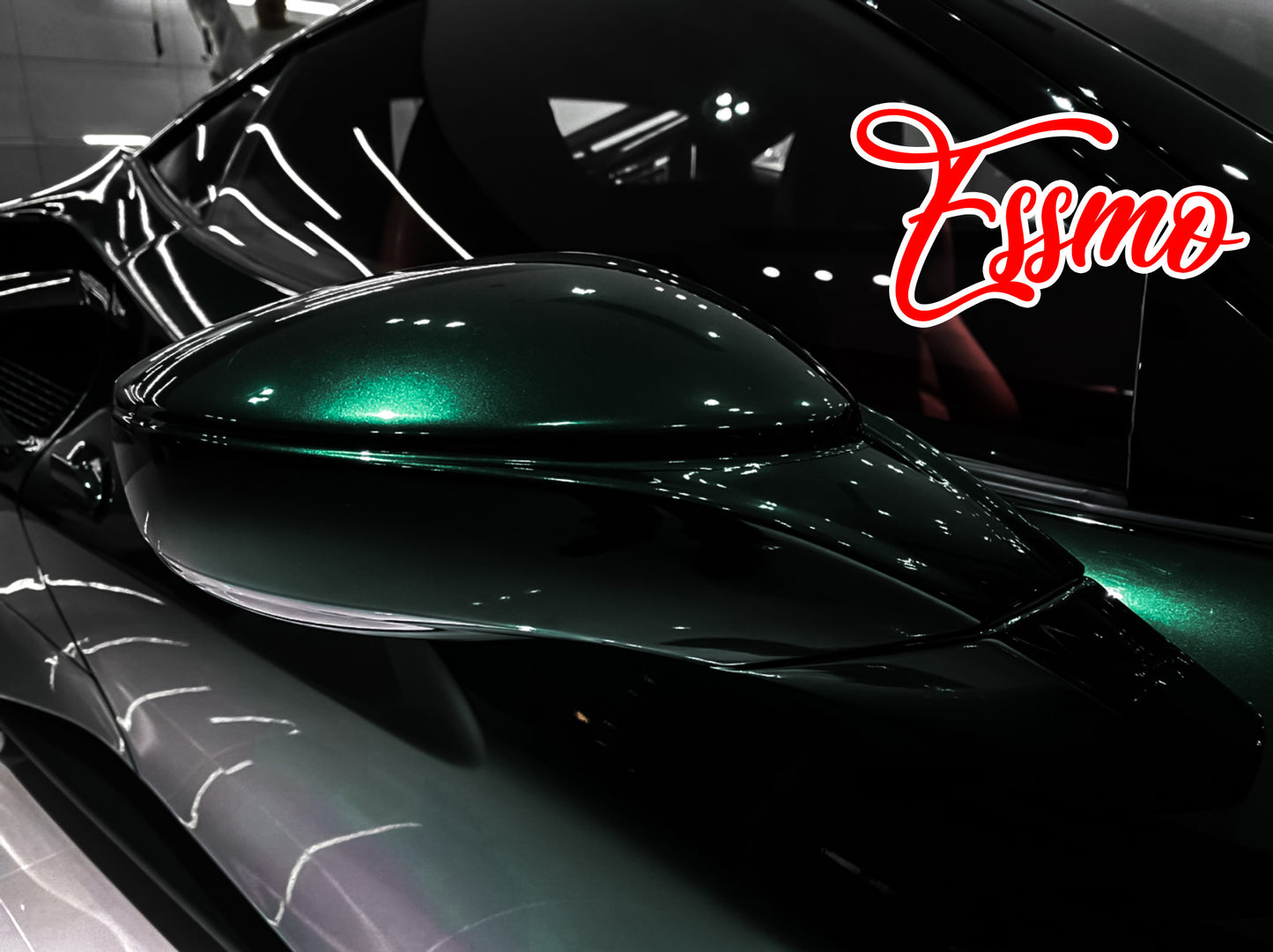 Gloss Metallic British Green Dry Apply PPF TPU Paint Protection Film