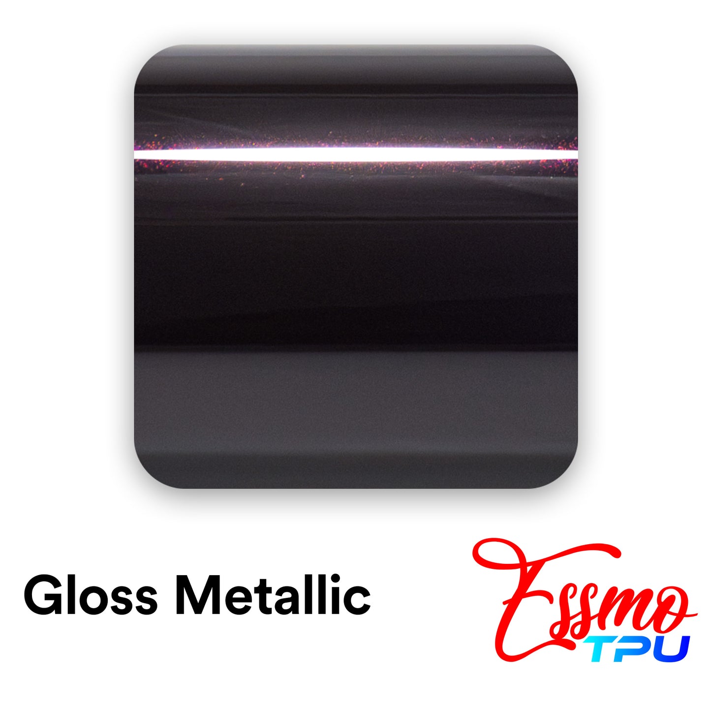 Gloss Metallic Black Cherry Dry Apply PPF TPU Paint Protection Film
