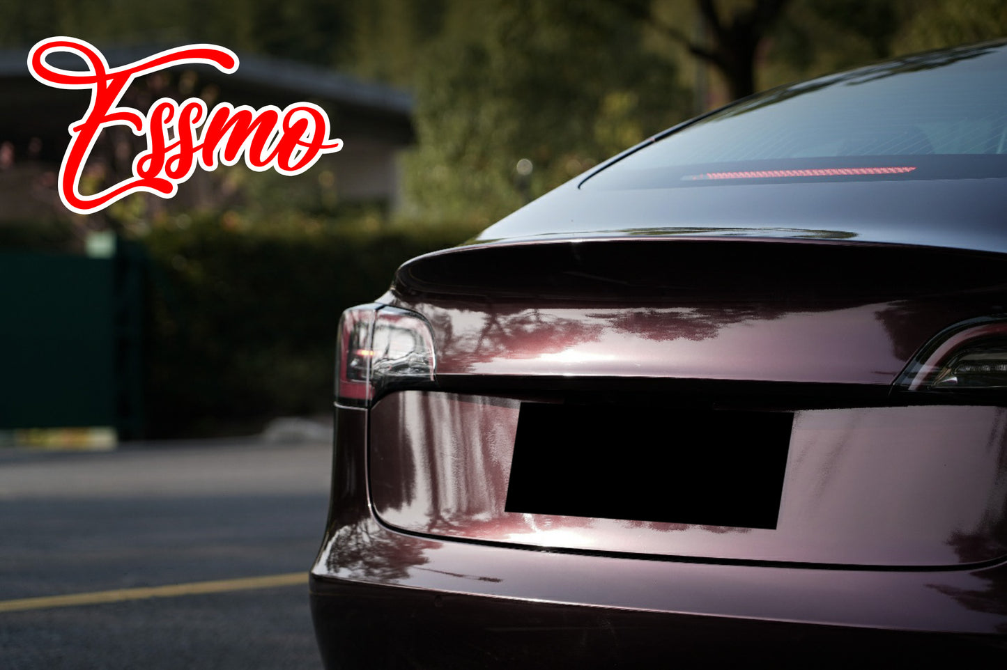 Gloss Metallic Black Cherry Dry Apply PPF TPU Paint Protection Film