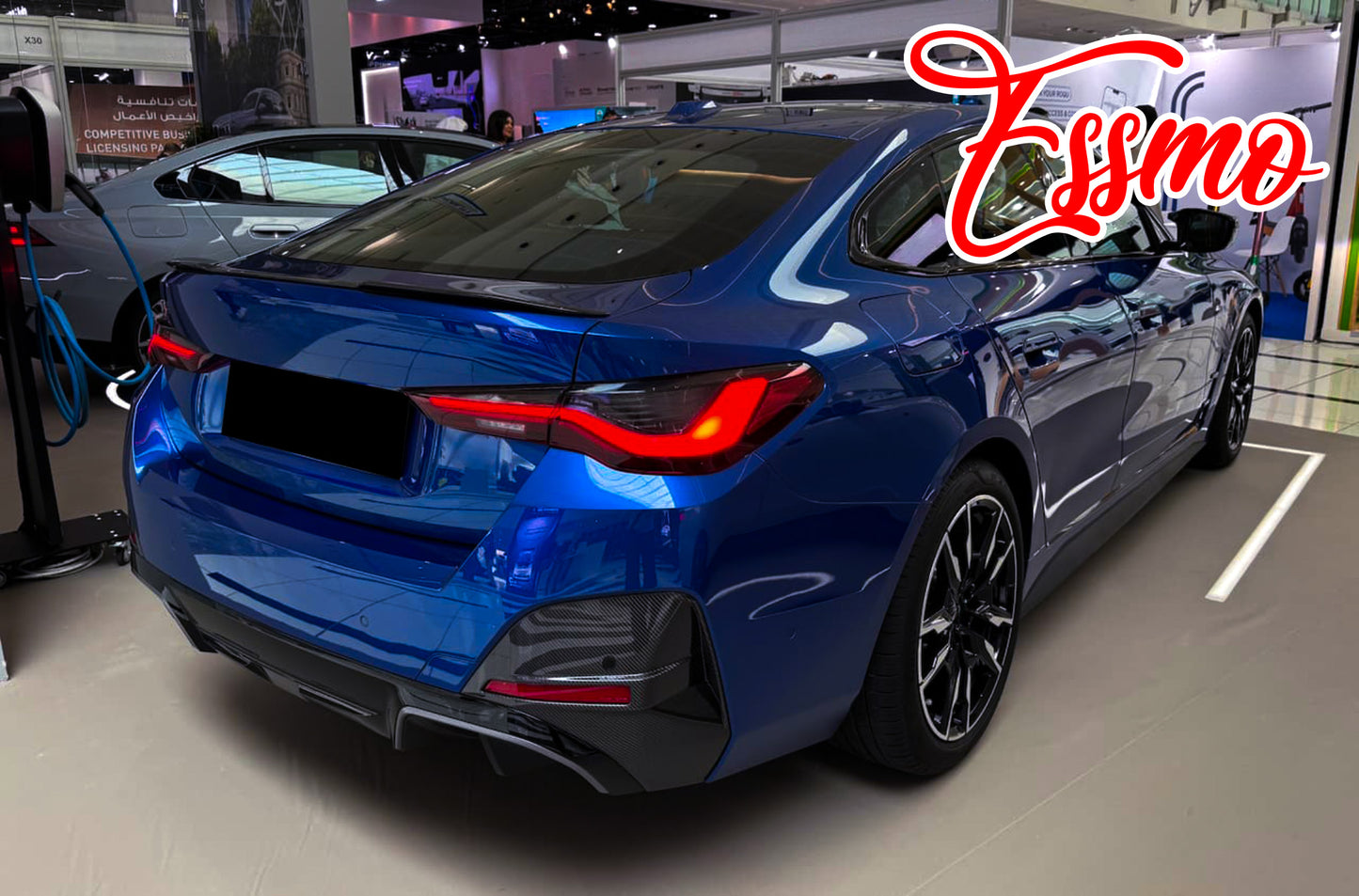 Gloss Metallic Intense Blue Dry Apply PPF TPU Paint Protection Film