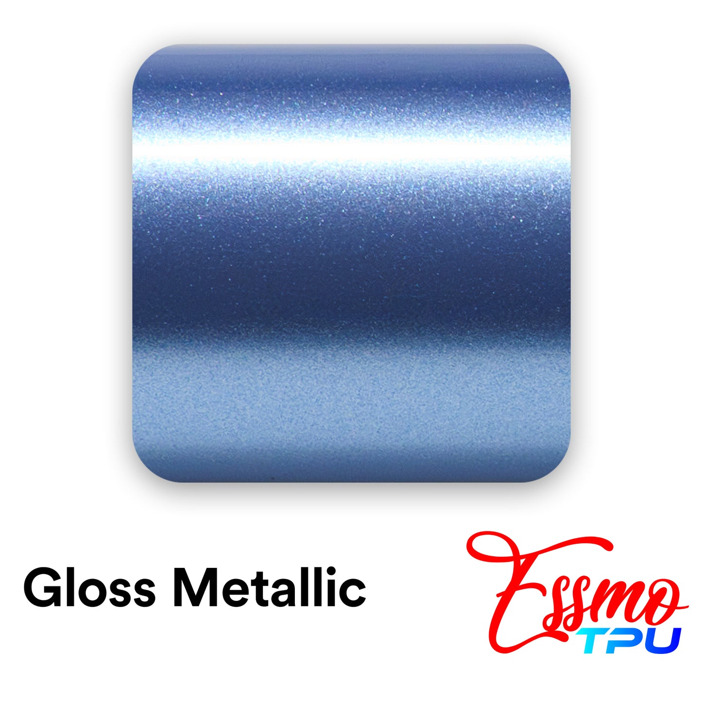 Gloss Metallic Frosted Blue Dry Apply PPF TPU Paint Protection Film