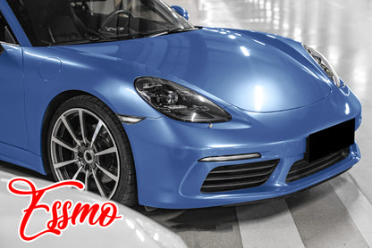 Gloss Metallic Frosted Blue Dry Apply PPF TPU Paint Protection Film