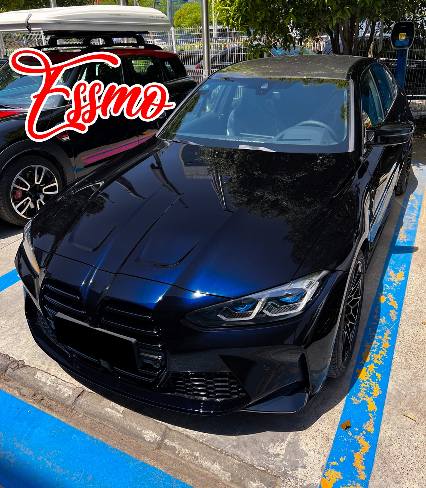 Gloss Metallic Tanzanite Blue Dry Apply PPF TPU Paint Protection Film