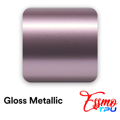 Gloss Metallic Rose Gold Dry Apply PPF TPU Paint Protection Film