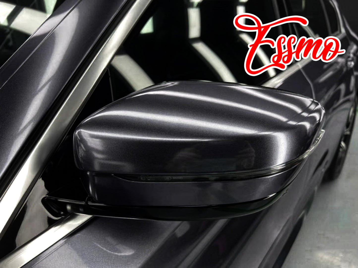 Gloss Metallic Steel Gray Dry Apply PPF TPU Paint Protection Film