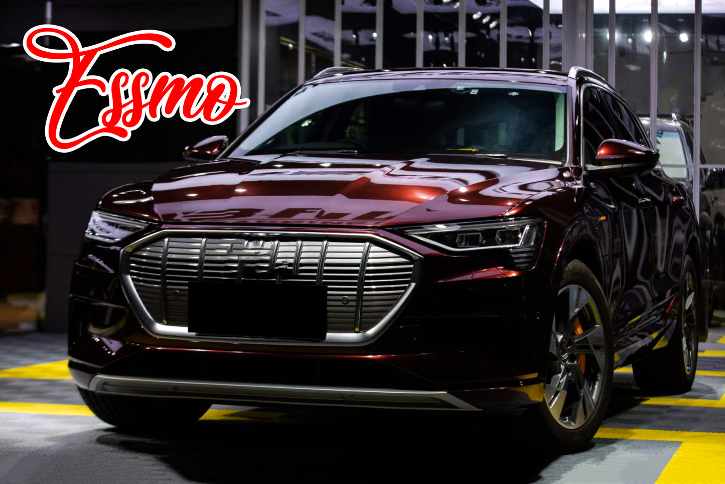 Gloss Metallic Rose Black Dry Apply PPF TPU Paint Protection Film