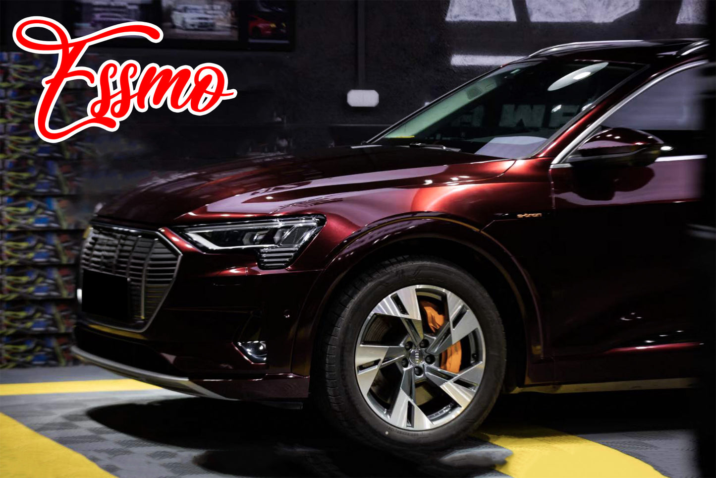 Gloss Metallic Rose Black Dry Apply PPF TPU Paint Protection Film