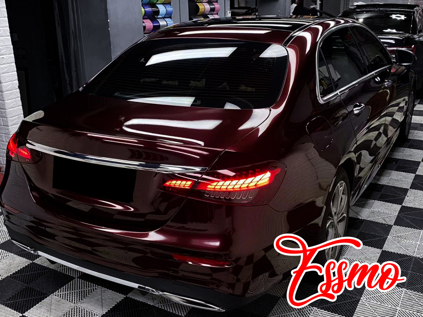 Gloss Metallic Rose Black Dry Apply PPF TPU Paint Protection Film