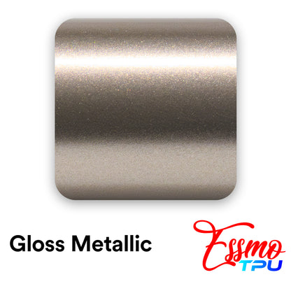 Gloss Metallic Champagne Gold Dry Apply PPF TPU Paint Protection Film
