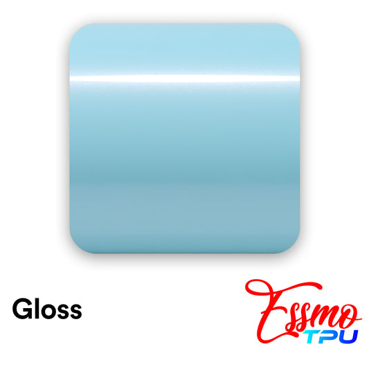Gloss Ice Blue Dry Apply PPF TPU Paint Protection Film