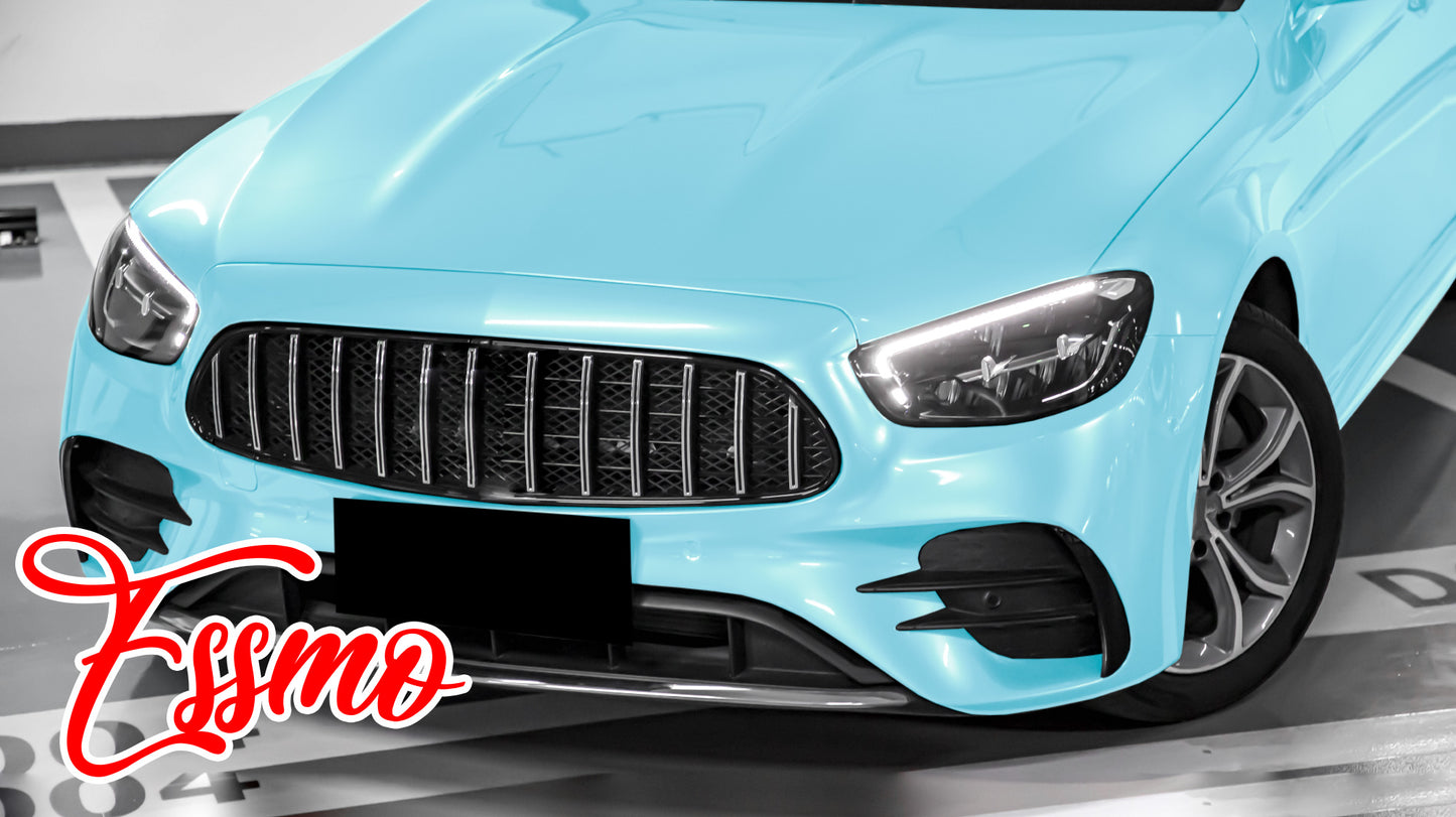 Gloss Ice Blue Dry Apply PPF TPU Paint Protection Film