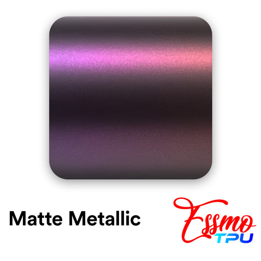 Matte Metallic Magenta Purple Dry Apply PPF TPU Paint Protection Film