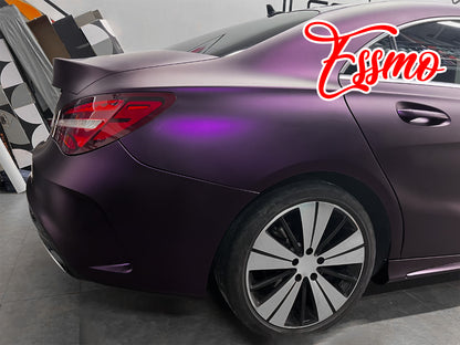 Matte Metallic Magenta Purple Dry Apply PPF TPU Paint Protection Film